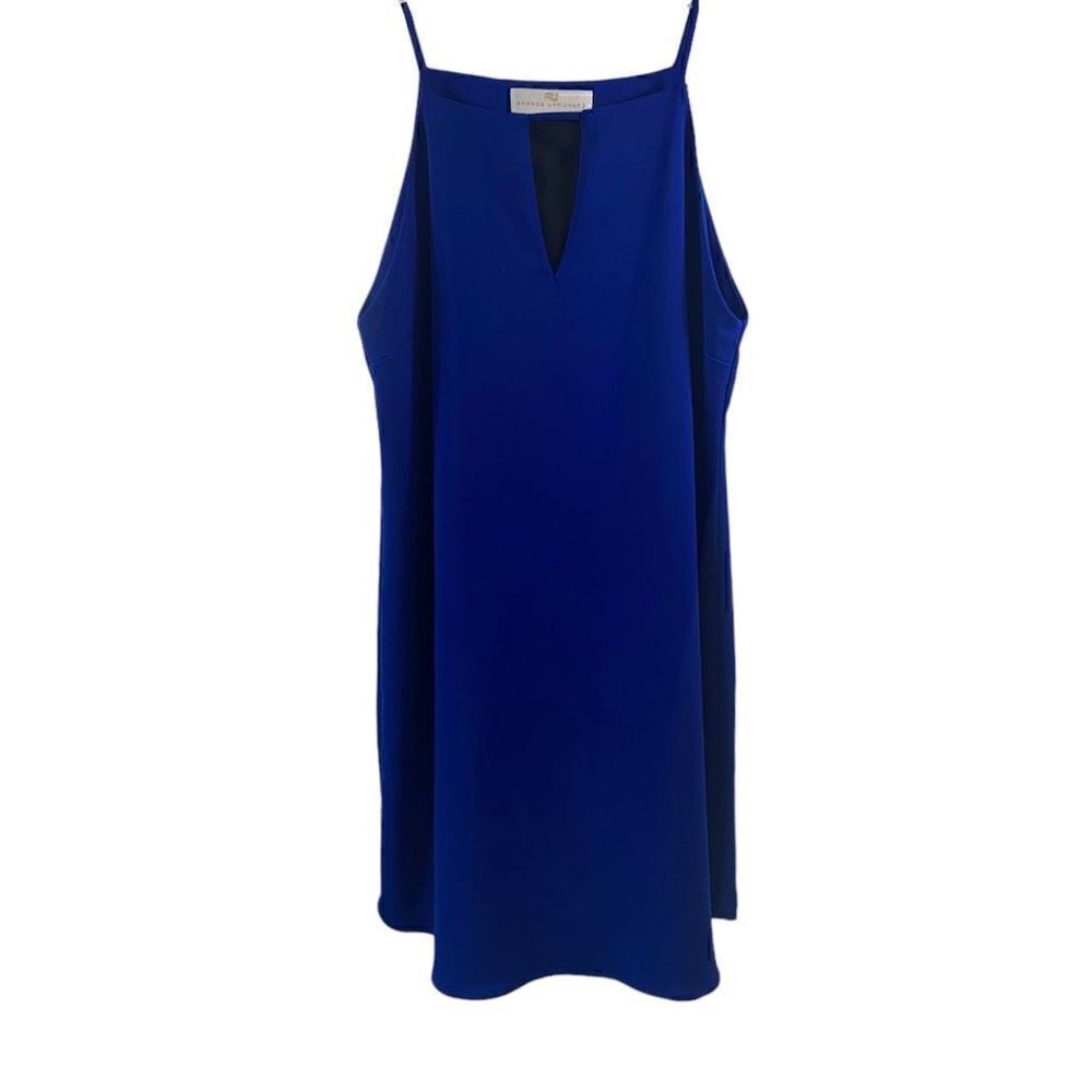 Amanda Uprichard Sleeveless Royal Blue Dress Size S